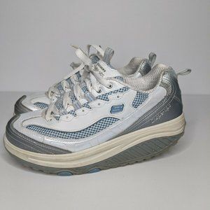Sketchers Shape Ups Women’s Gray Blue